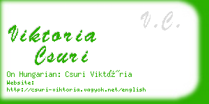 viktoria csuri business card